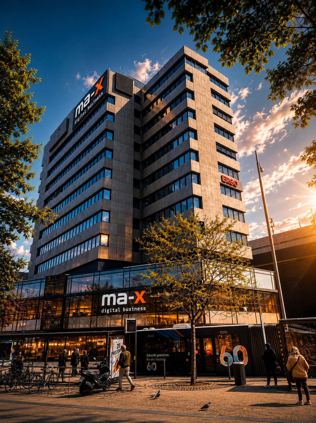 Bürogebäude der ma-x digital business